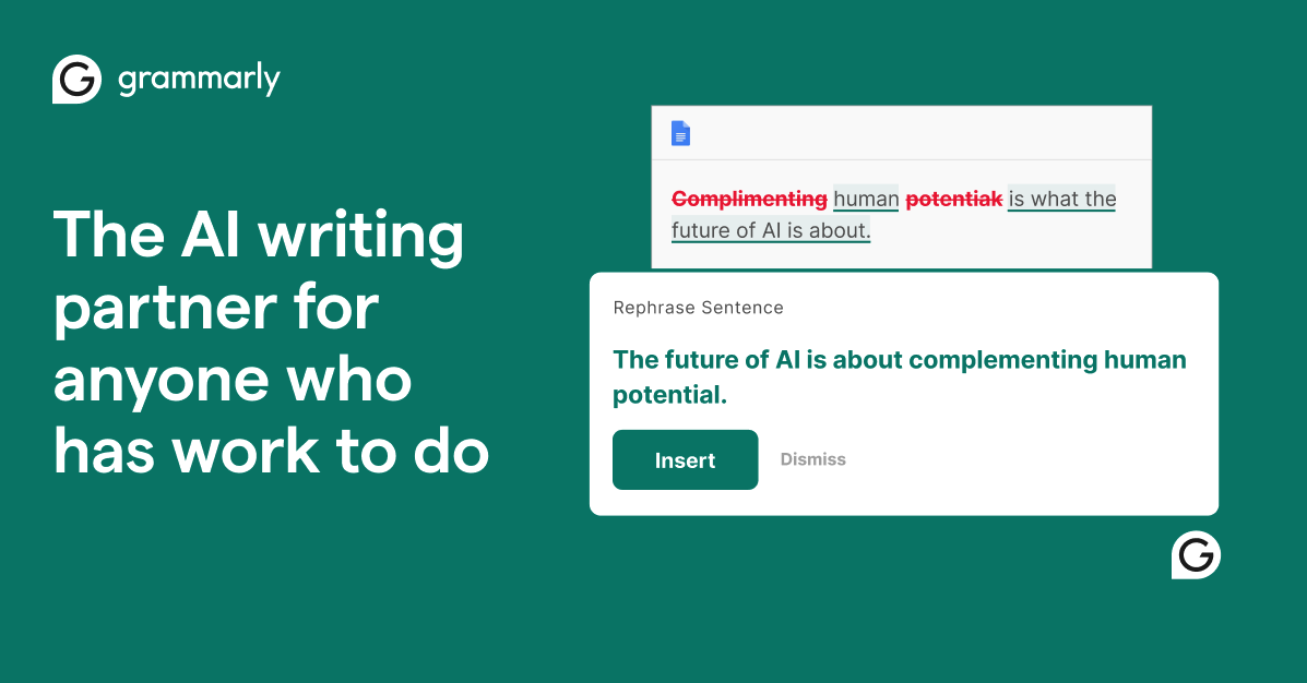 Grammarly screenshot