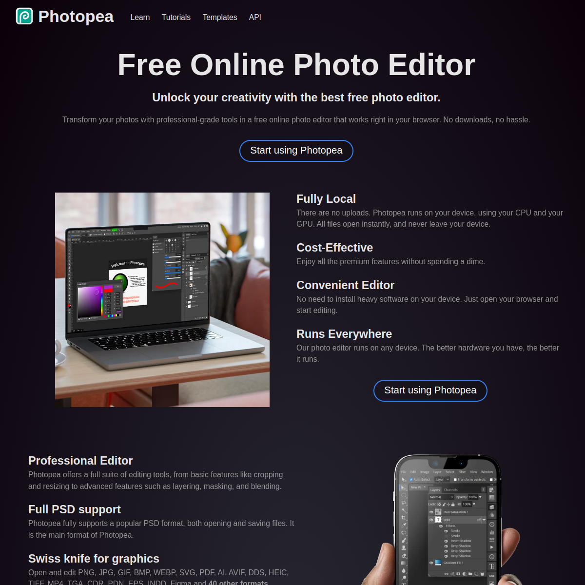 Photopea screenshot